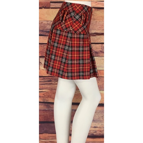 SPORT ADA Women's S (SZ 36) Wool Blend Pleated Skirt - Picture 3 of 8